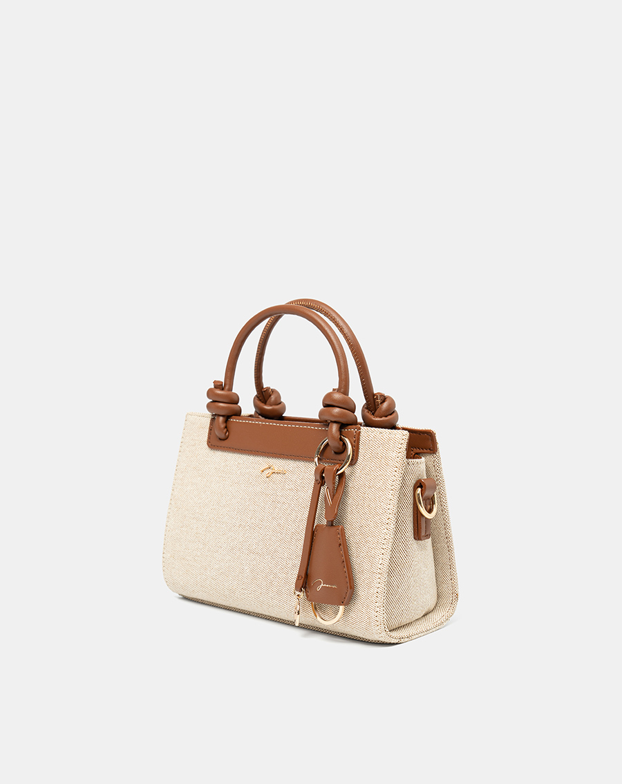 Túi Xách Nhỏ Tay Cầm Xoắn Phối Charm - Image 6
