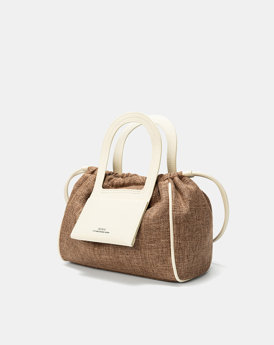 Túi Xách Trung Top Handle Bag Rút Dây - Image 6