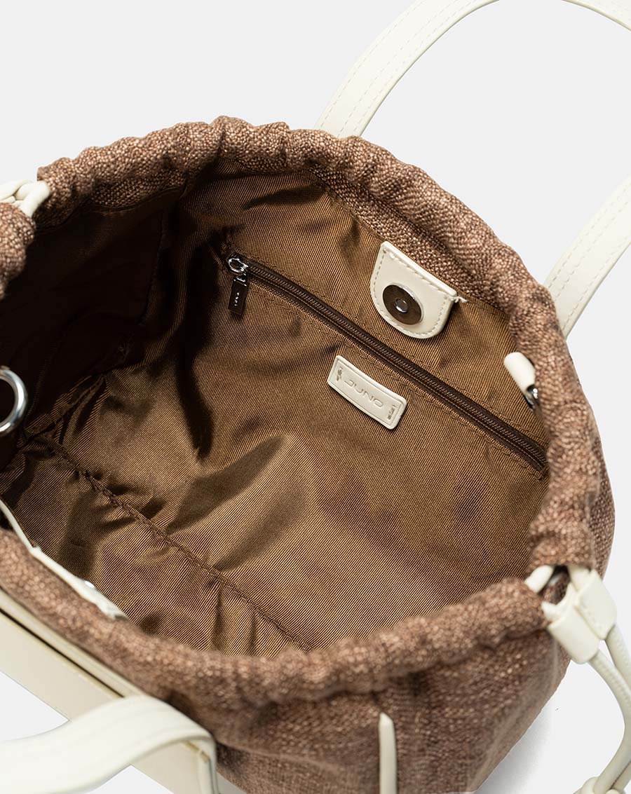 Túi Xách Trung Top Handle Bag Rút Dây - Image 8