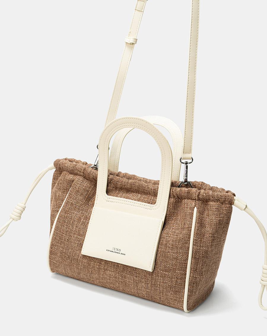 Túi Xách Trung Top Handle Bag Rút Dây - Image 5