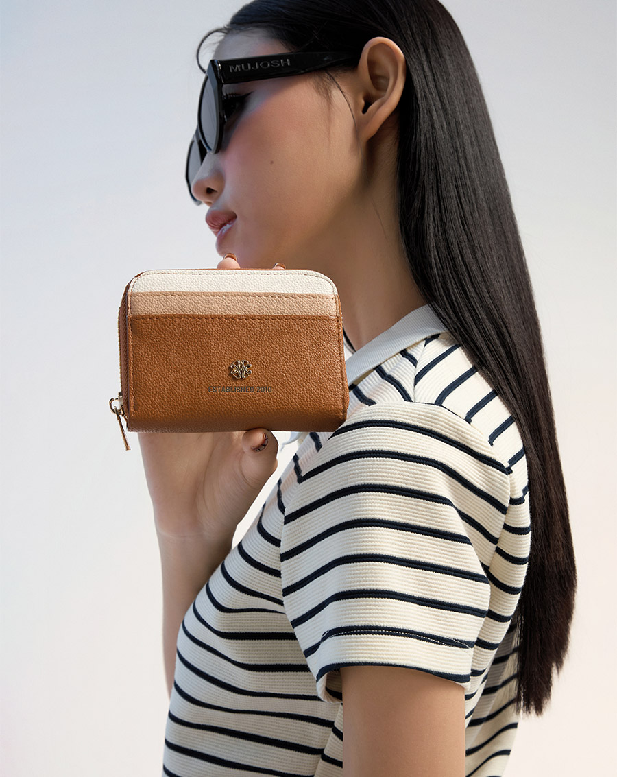 Ví Ví Ngắn Cầm Tay Có Dây Kéo - Image 2