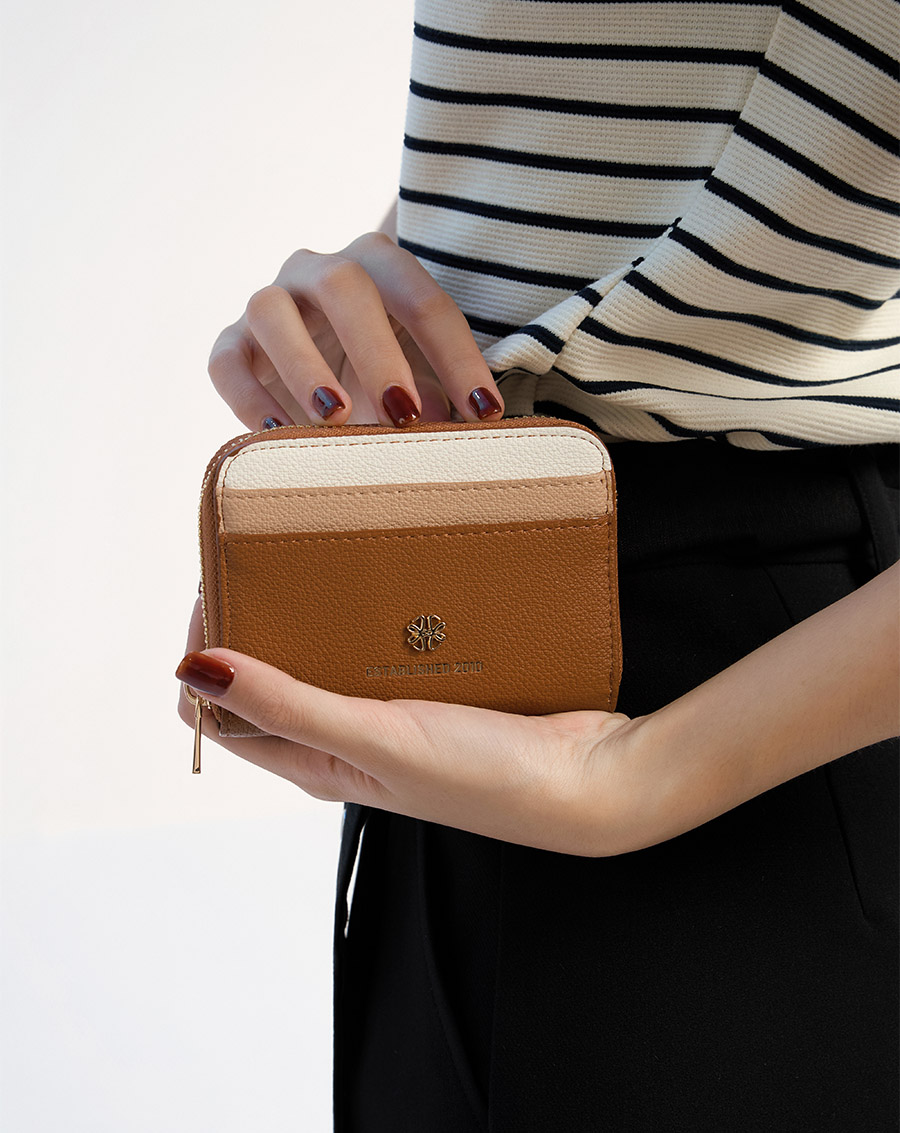 Ví Ví Ngắn Cầm Tay Có Dây Kéo - Image 3