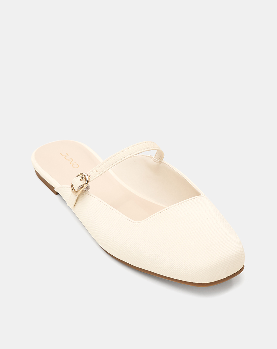 Giày Búp Bê Cao Gót Phối Khoá Trang Trí - Image 6