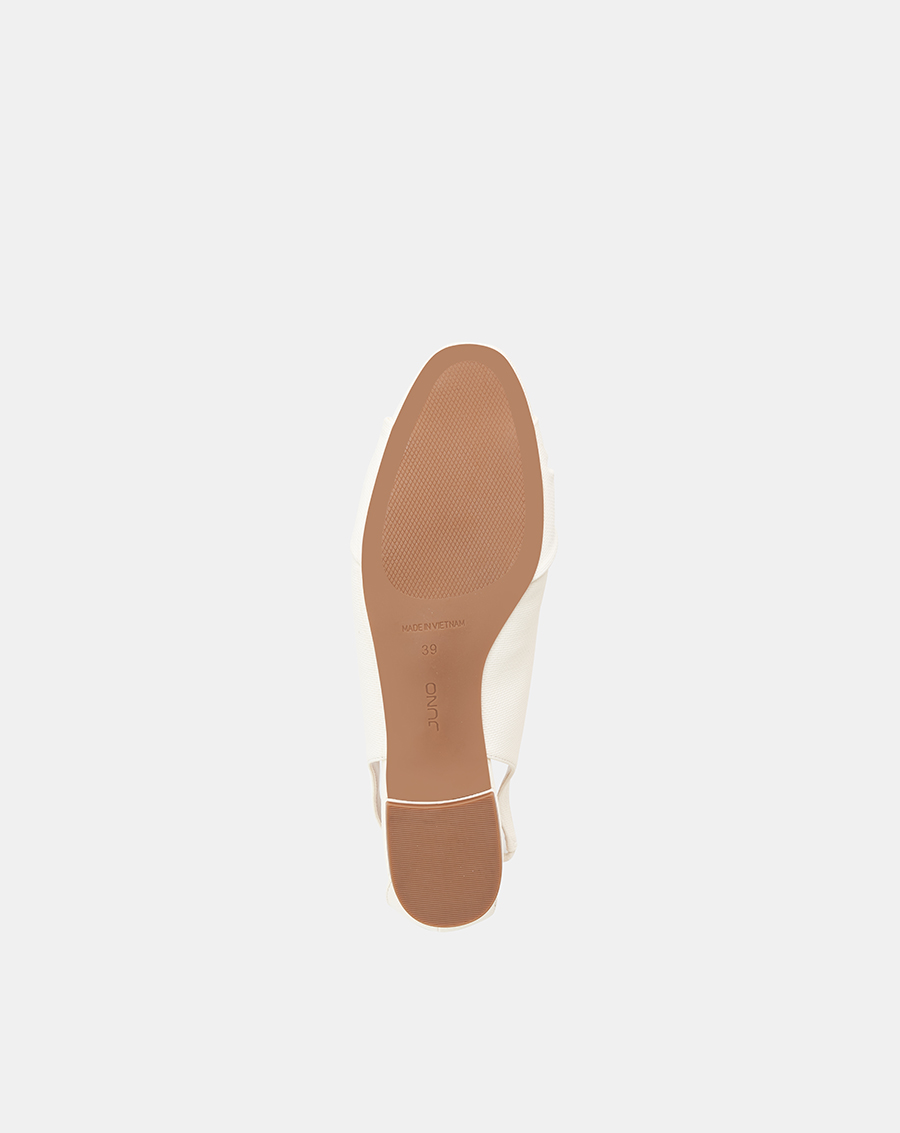 Giày Búp Bê Cut Out Phối Quai Xoắn - Image 8