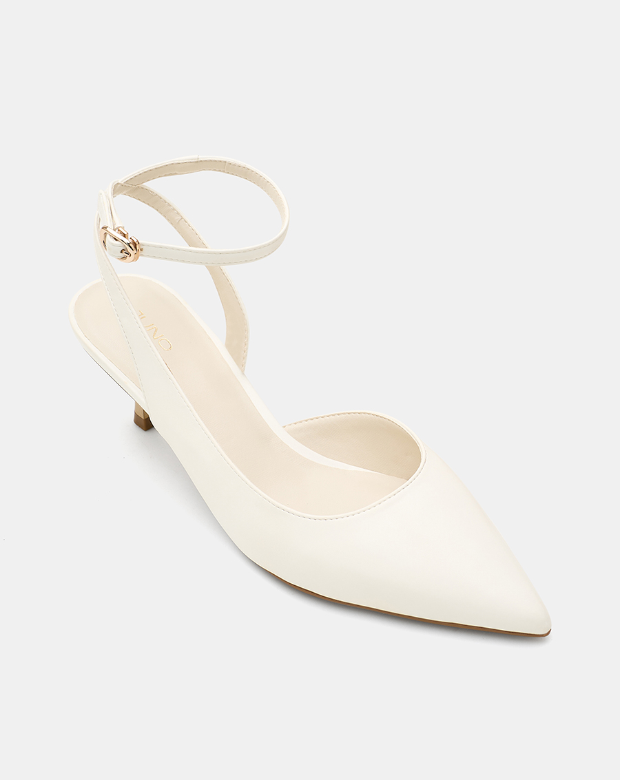 Giày Cao Gót Pump Hở Gót Quai Cổ Chân - Image 6