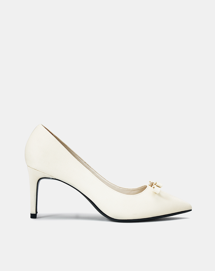 Giày Cao Gót Pump Trang Trí Nơ Cách Điệu - Image 1