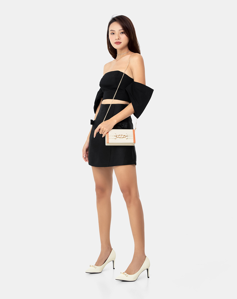 Giày Cao Gót Pump Trang Trí Nơ Cách Điệu - Image 3