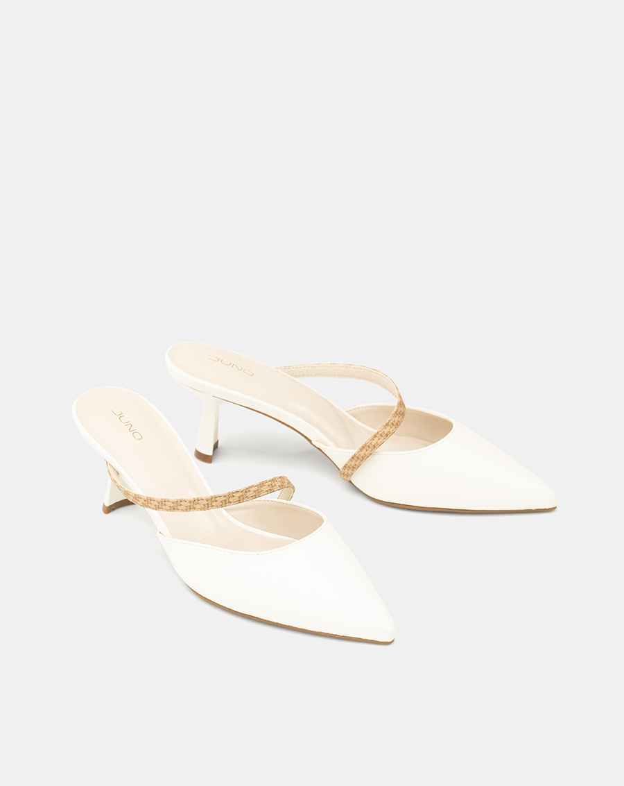 Giày Cao Gót Mules Quai Chéo - Image 7