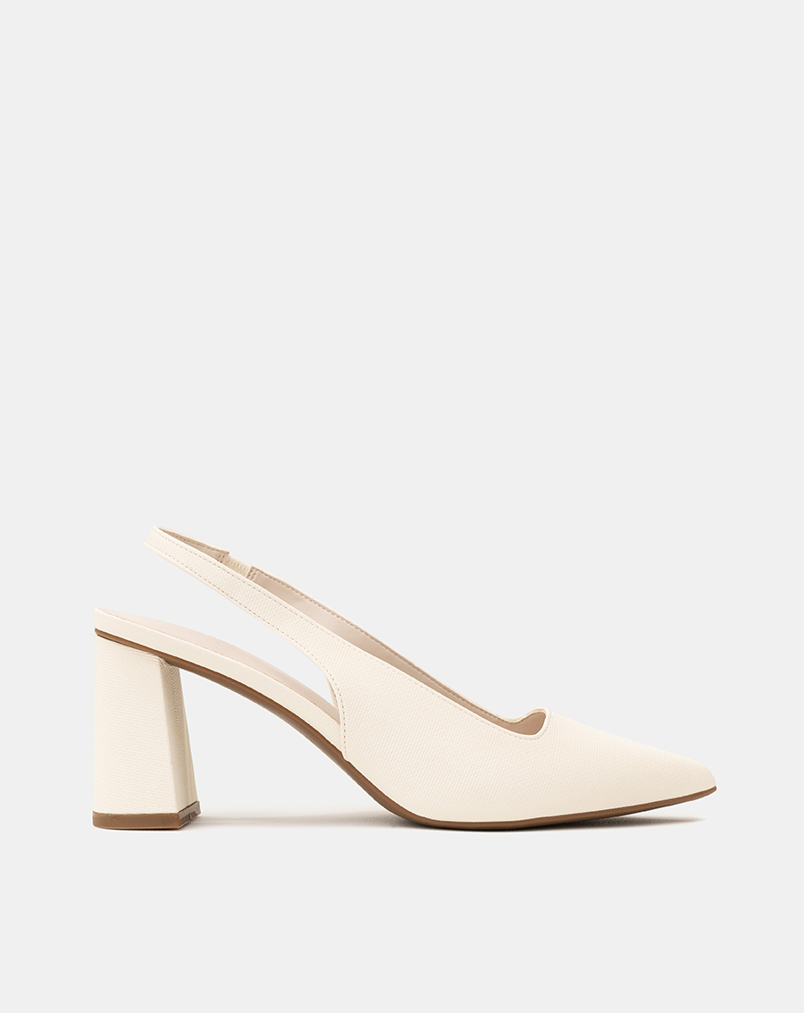 Giày Cao Gót Slingback Gót Trụ - Image 1