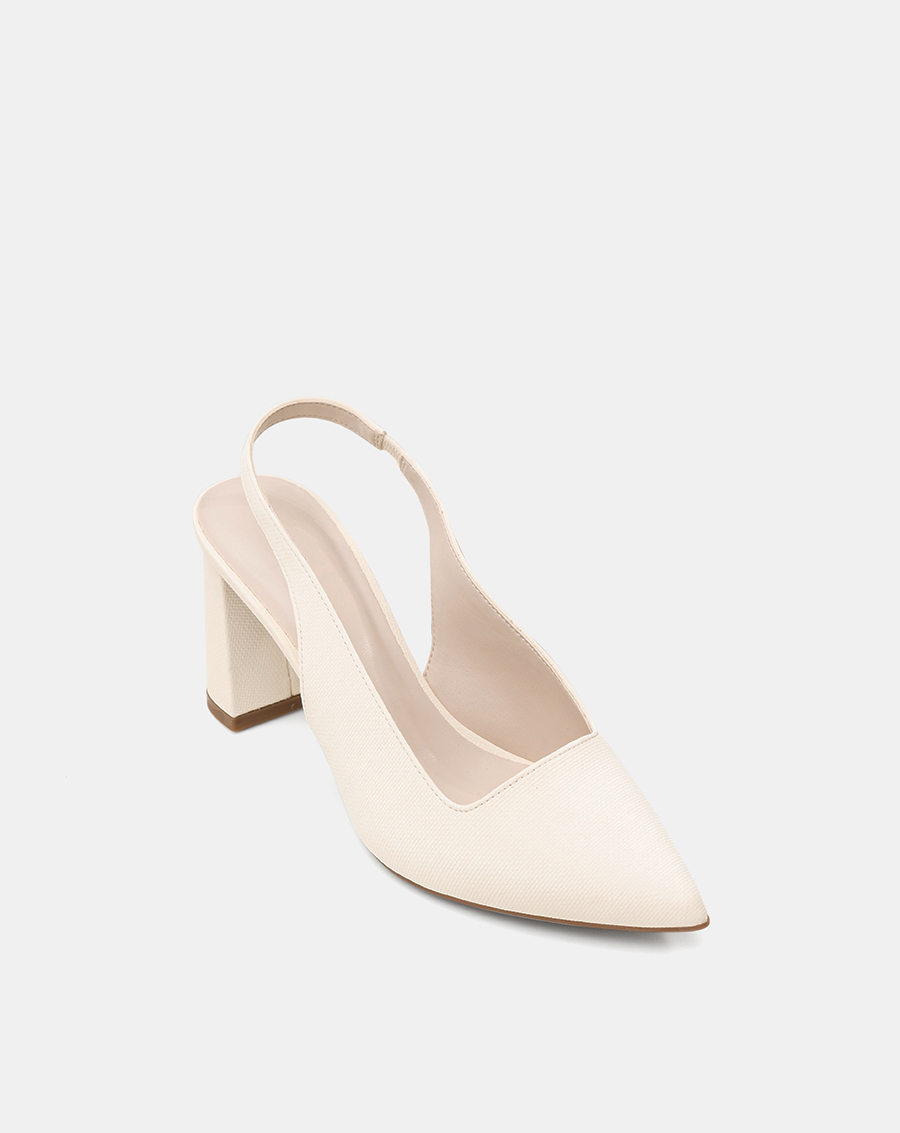Giày Cao Gót Slingback Gót Trụ - Image 6