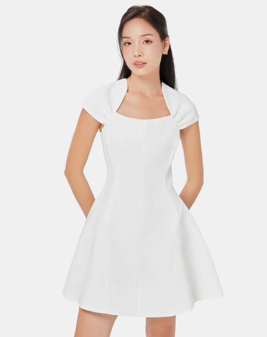 Đầm ngắn rã tùng xoè - Image 2