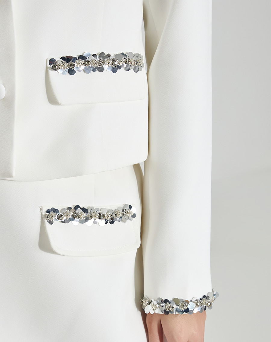 Áo khoác trang trí dây sequin - Image 4