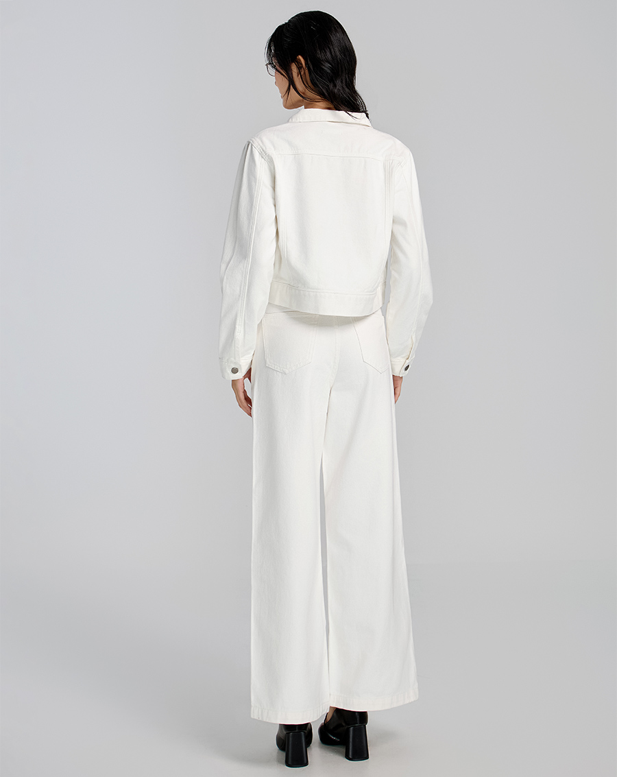 Quần dài denim ống rộng - Image 3