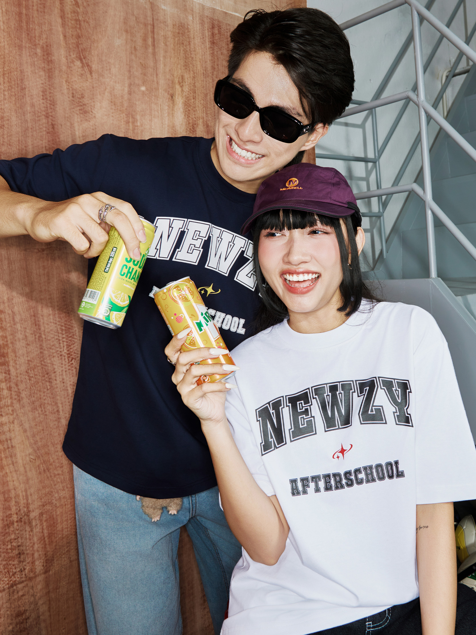 Áo thun unisex Newzy Wonder oversized 100% cotton in Newzy AfterSchool NZATH003 - Image 6
