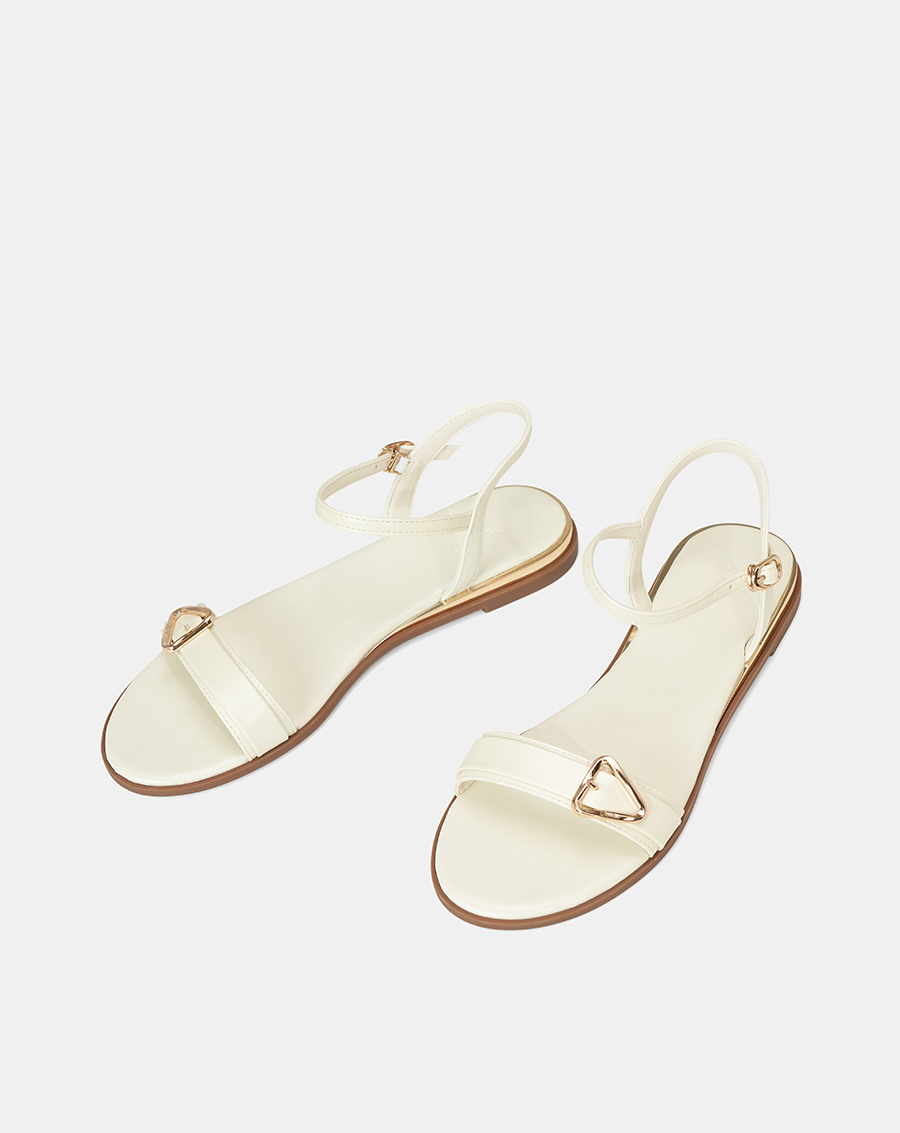 Giày Sandal Bệt Trang Trí Khoá - Image 5