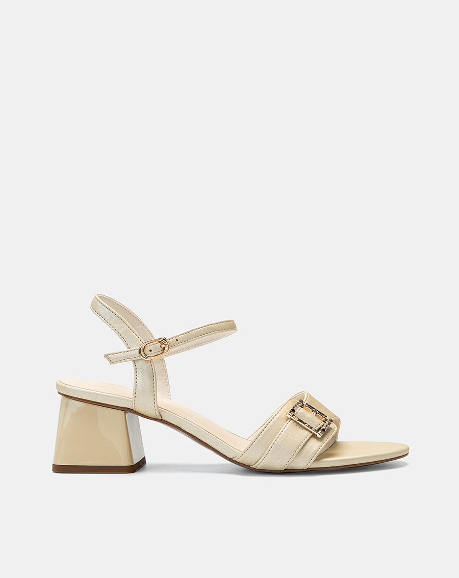Giày Sandal Quai Đắp Phối Khóa