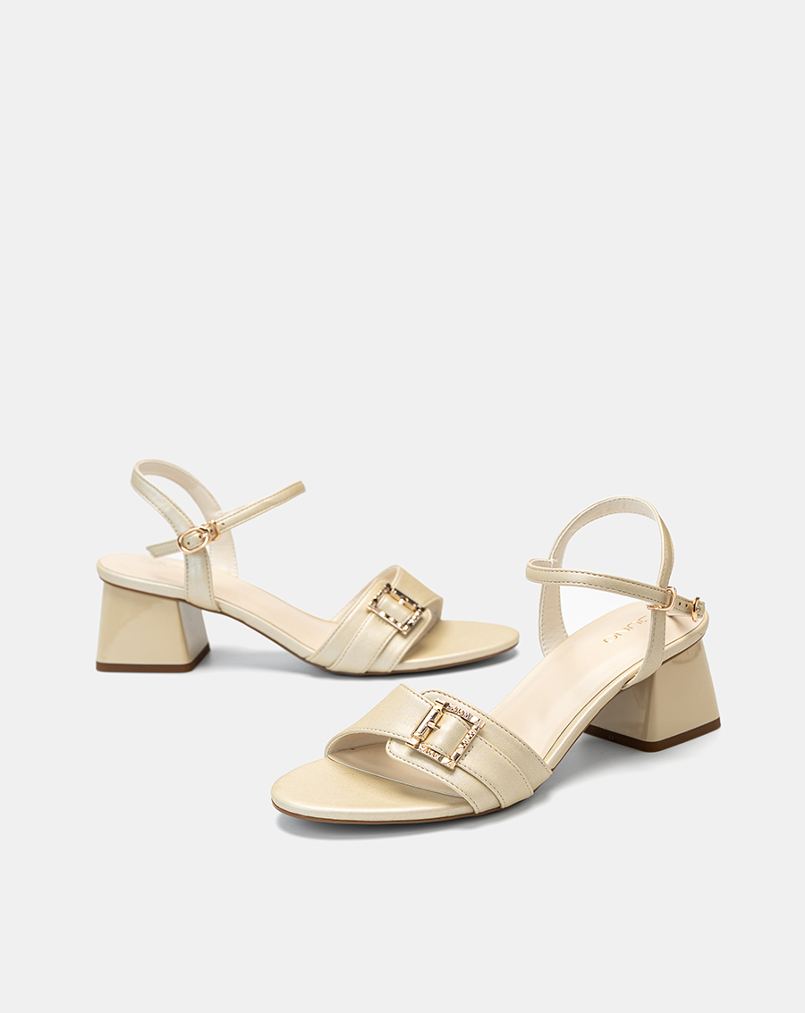Giày Sandal Quai Đắp Phối Khóa - Image 4