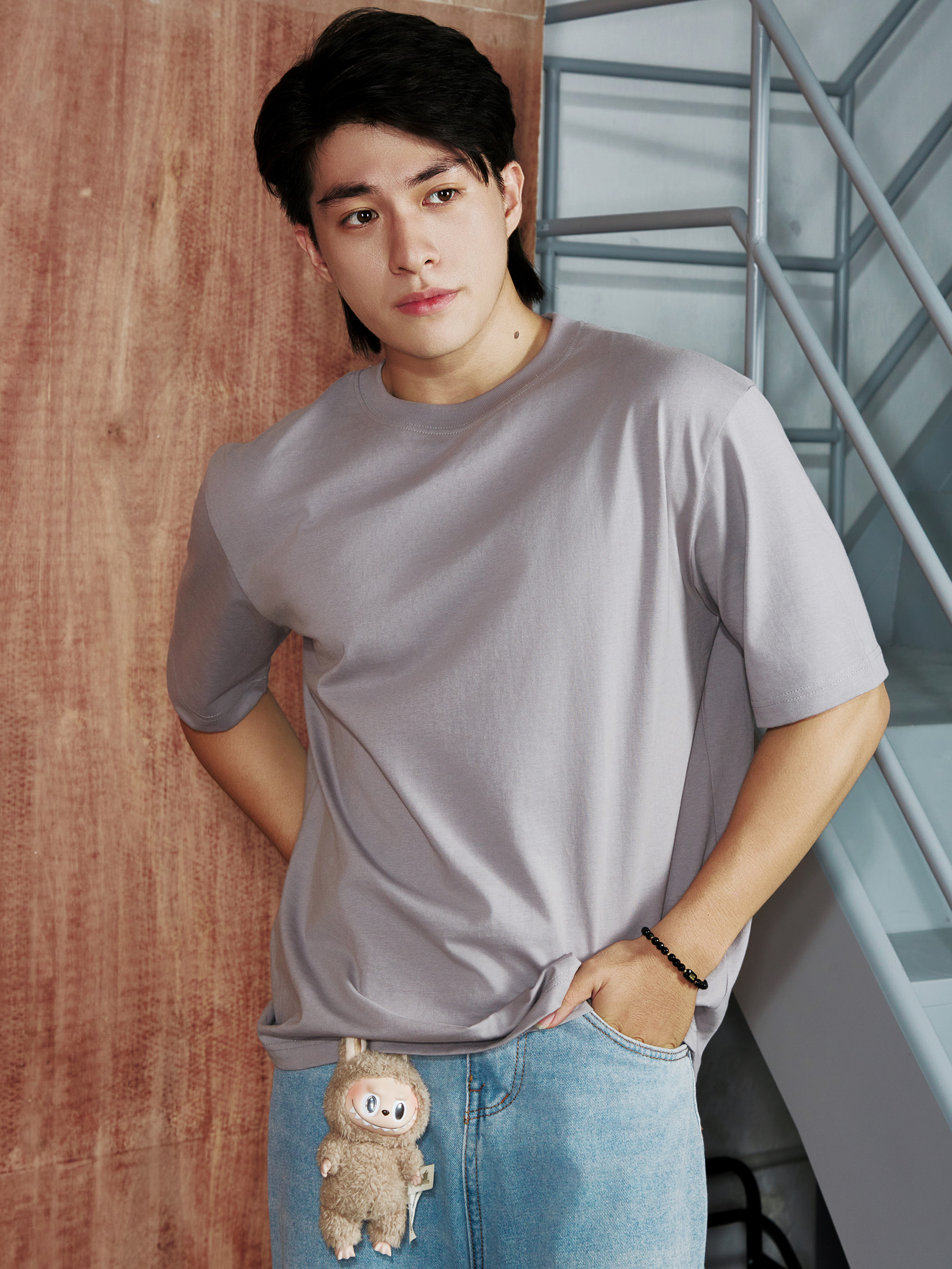 Áo thun trơn unisex Newzy Wonder oversized 100% cotton NZATH001 - Image 6