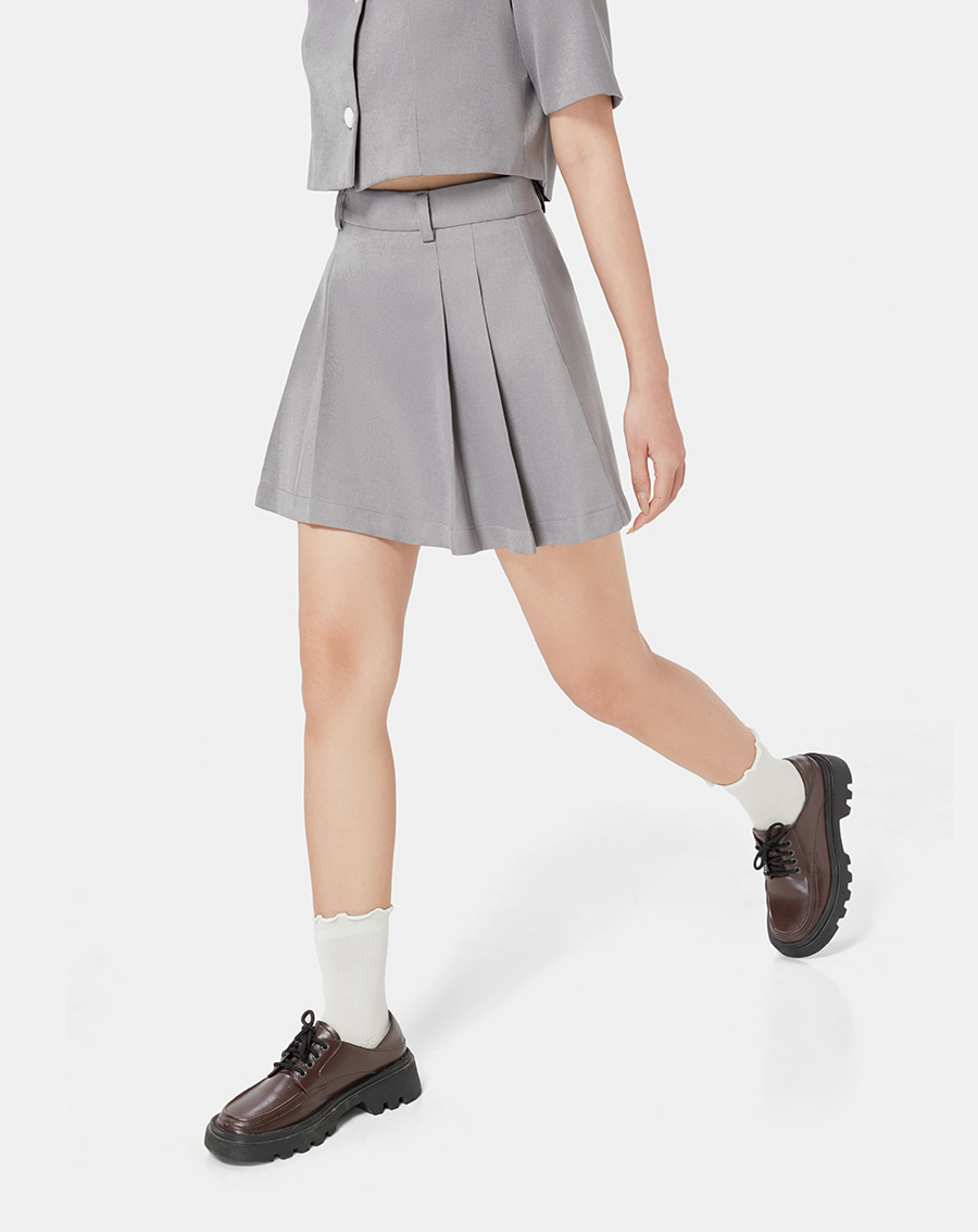 Chân váy mini xếp ly - Image 3