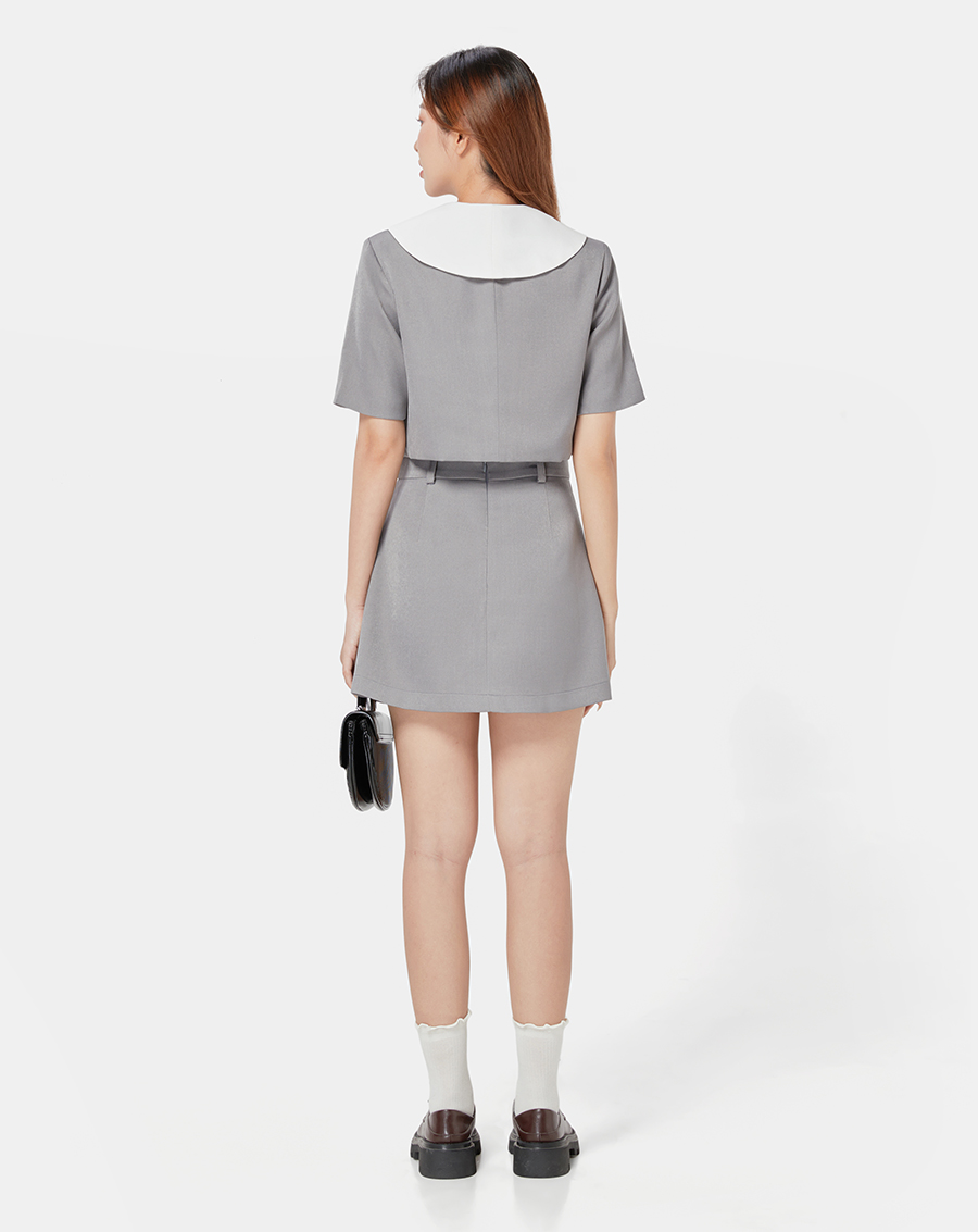Chân váy mini xếp ly - Image 4