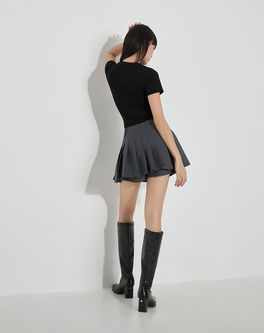 Quần giả váy xếp ly - Image 3