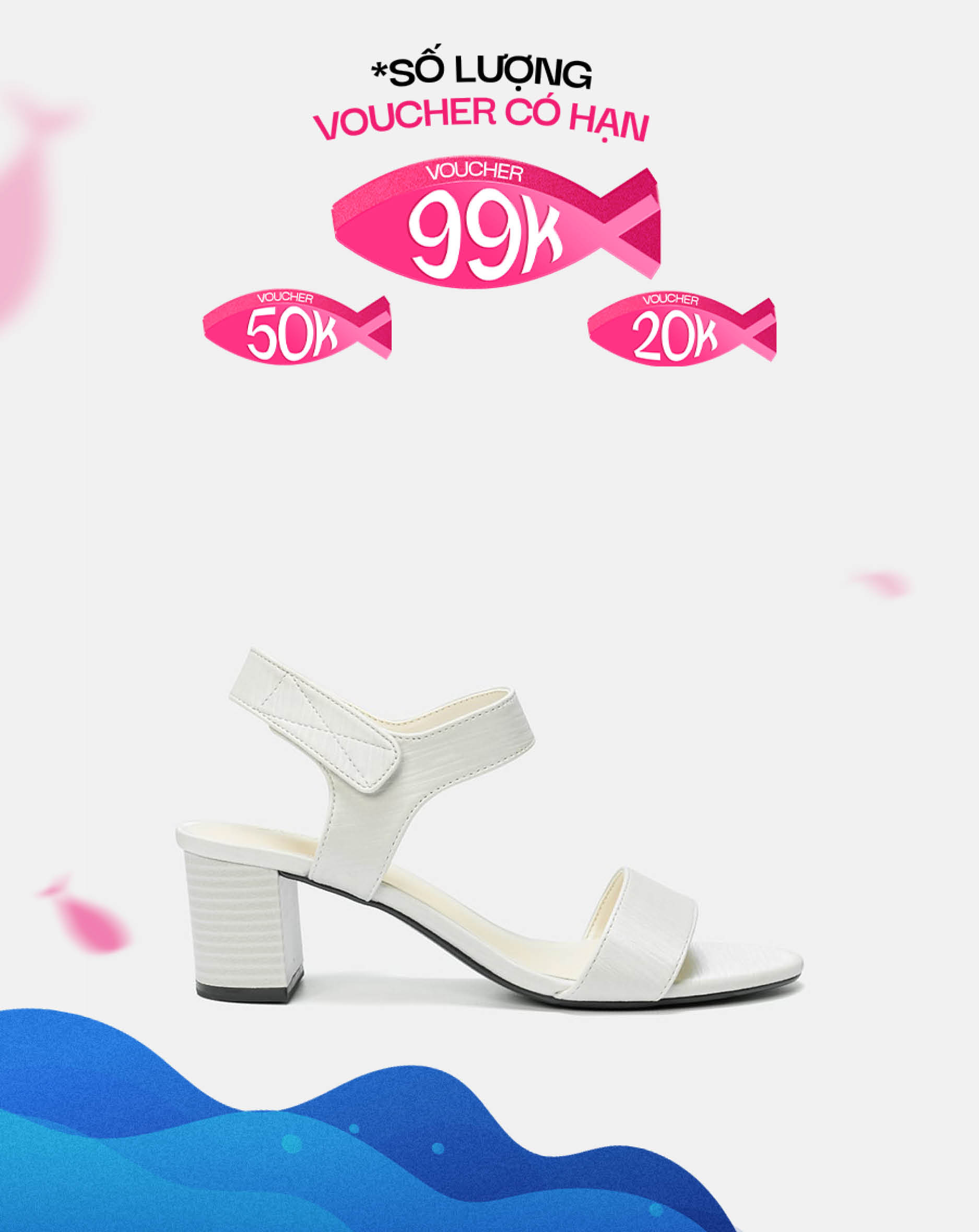 Giày Sandal Cơ Bản Quai Ngang