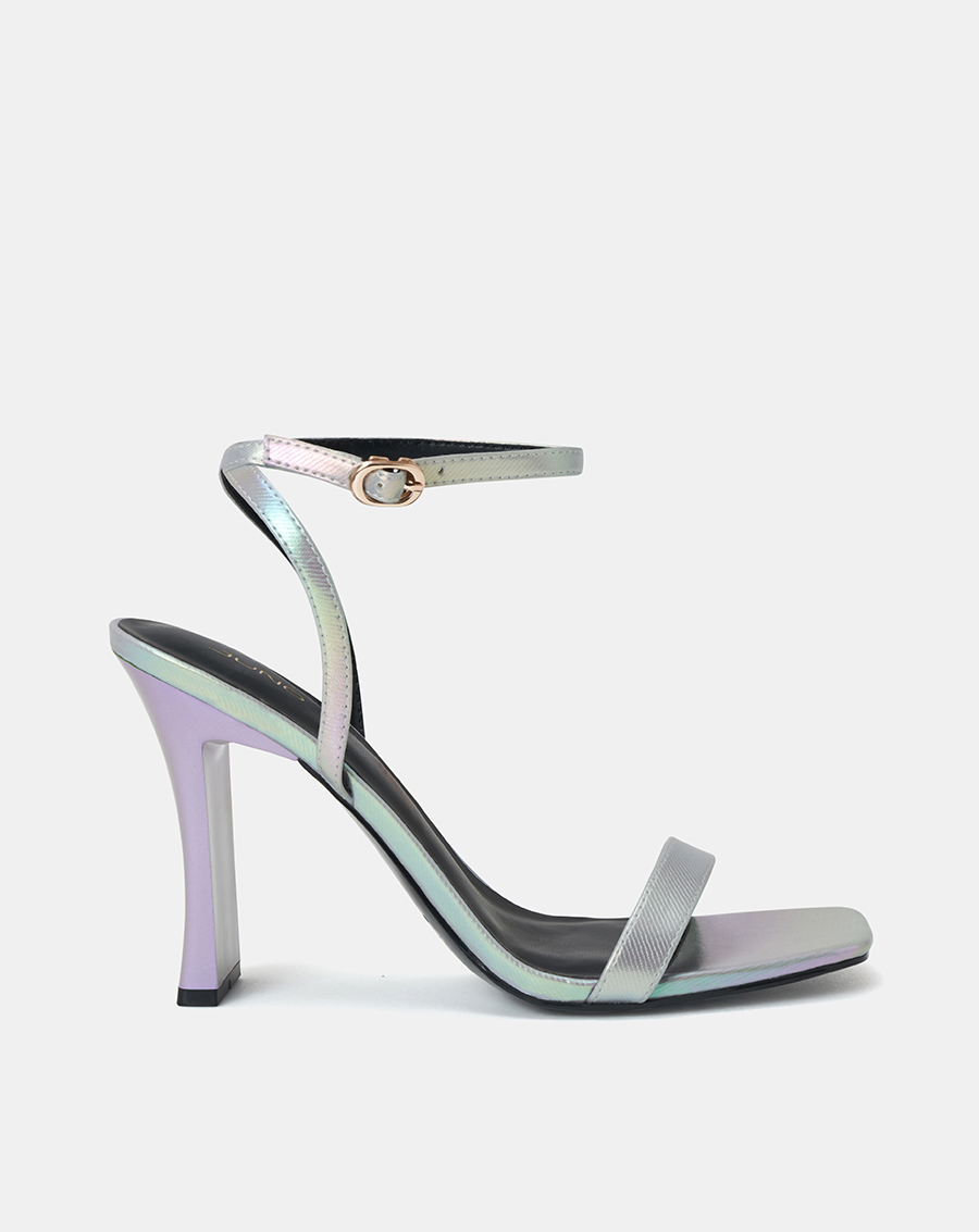 Giày Sandal Gót Thanh Phối Si Vân - Image 1
