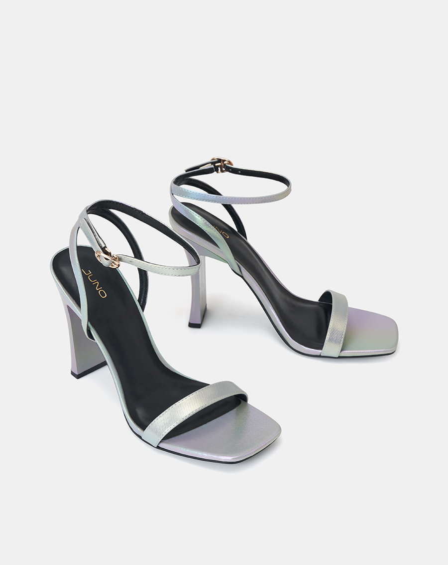 Giày Sandal Gót Thanh Phối Si Vân - Image 7