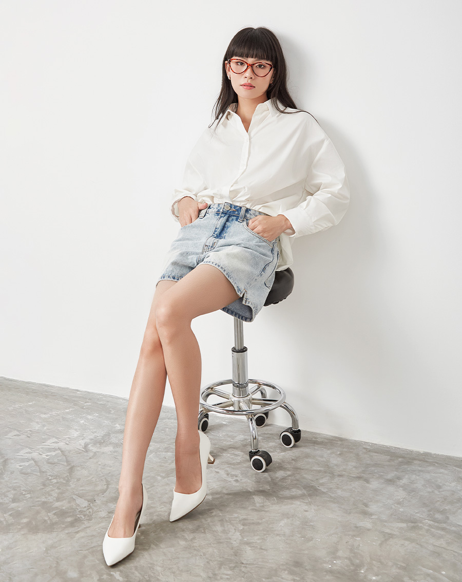 Quần short Jean Form A - Image 5