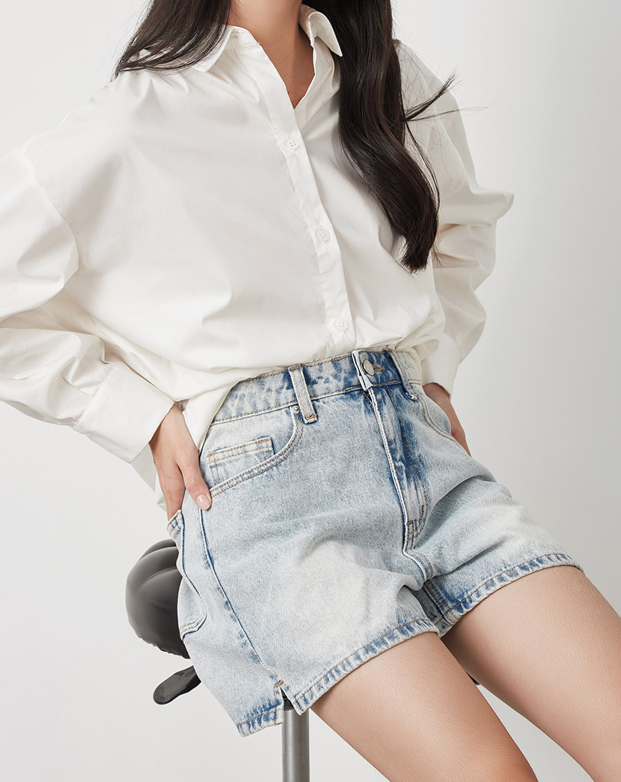 Quần short Jean Form A - Image 6