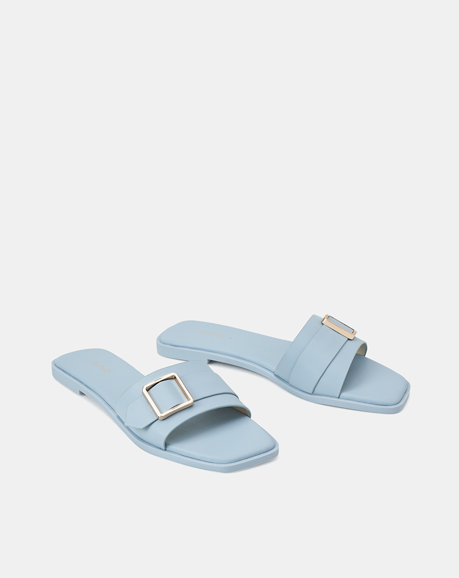 Dép mũi vuông khóa trang trí - Image 5