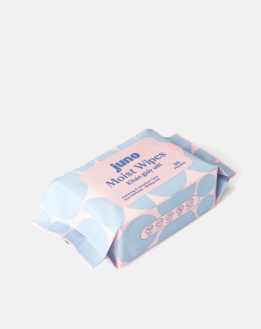 Khăn ướt Juno 30 tờ vải trơn - không mùi - Image 3