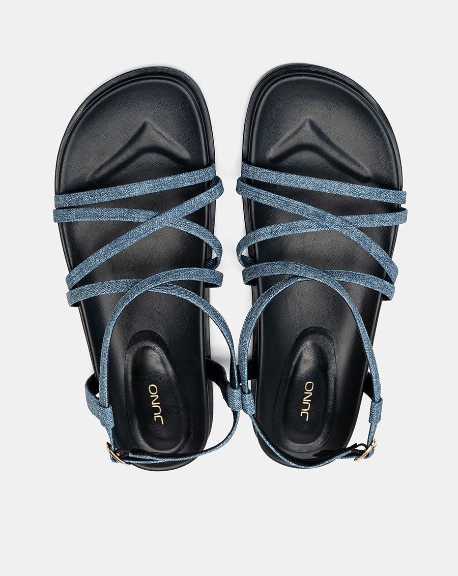 Giày Sandal Đế Bệt Quai Mảnh Chéo - Image 6