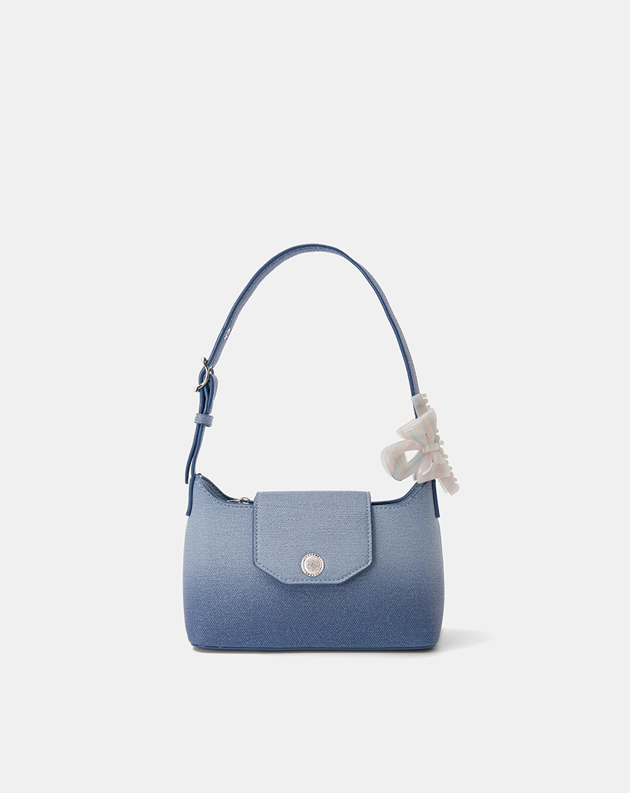 Túi Xách Nhỏ Đeo Vai Phối Kẹp Tóc Trang Trí - Image 1