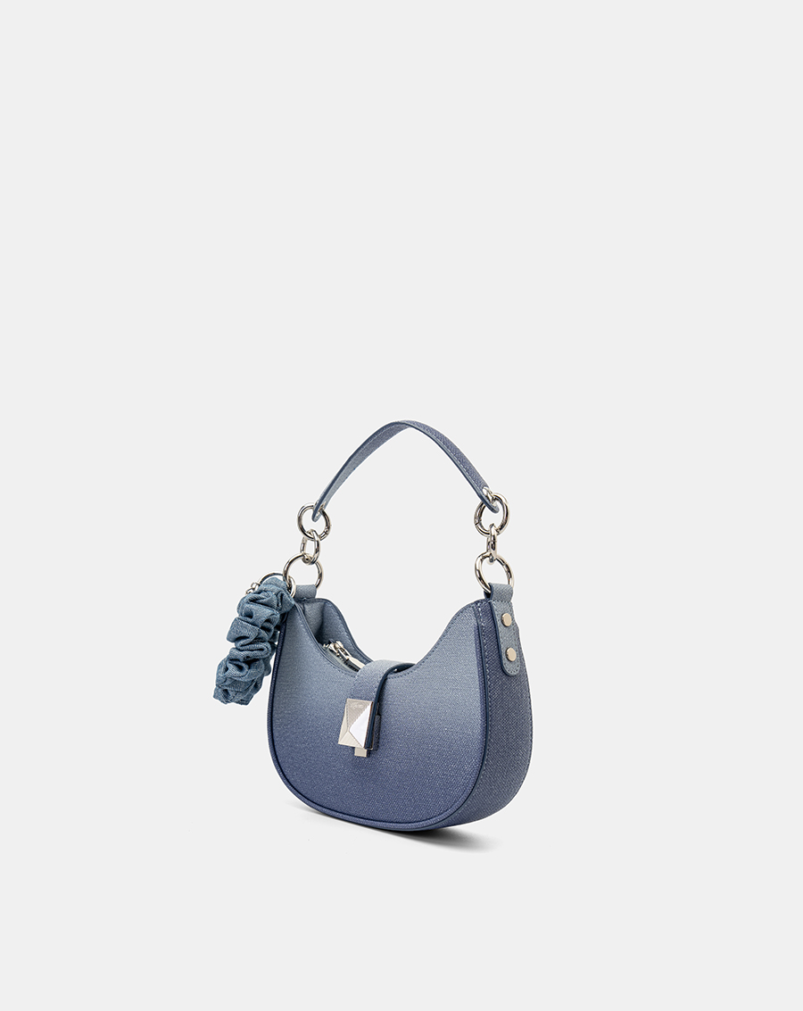 Túi Xách Nhỏ Đeo Vai Khoá Bấm Phối Cột Tóc Scrunchie - Image 6