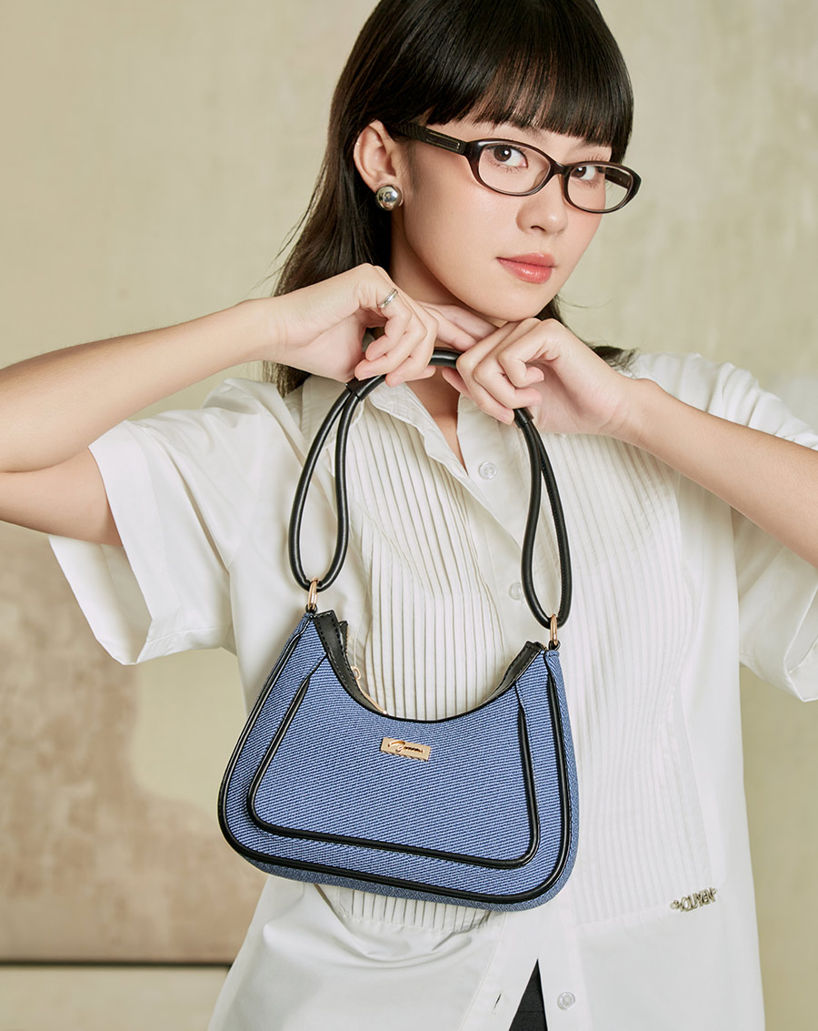 Túi Xách Nhỏ Đeo Vai Phối Tay Cầm Đôi - Image 2