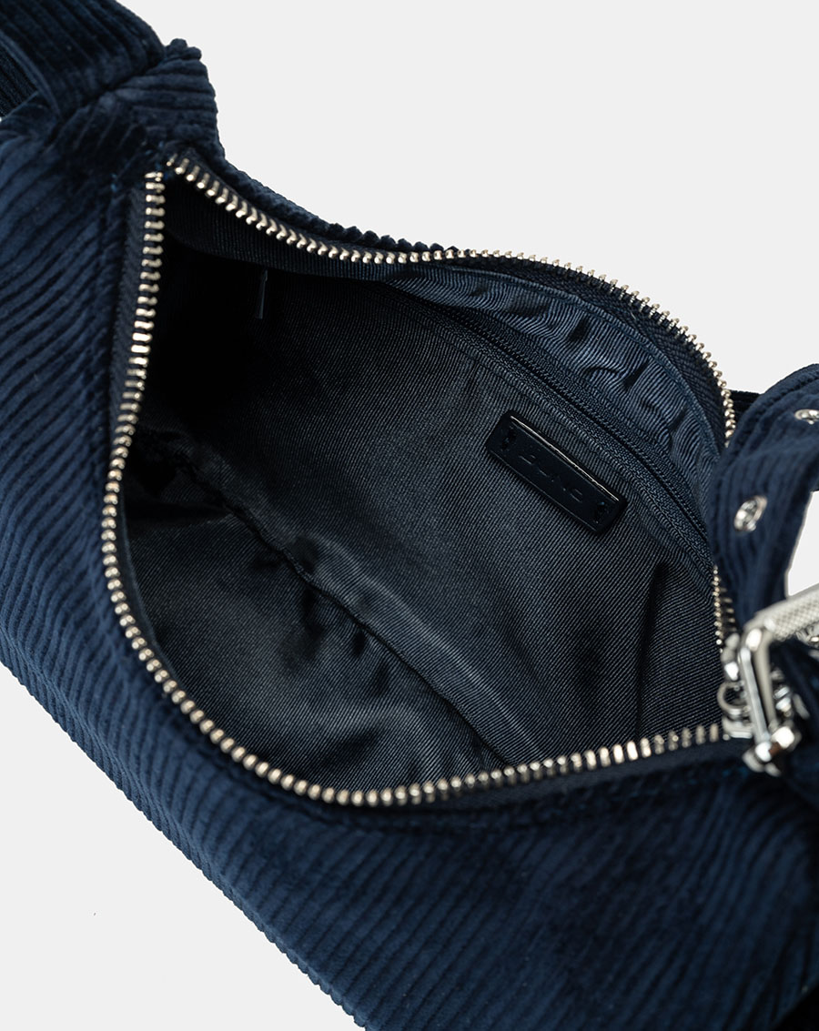 Túi Xách Nhỏ Đeo Vai Phối Vải Nhung Tăm - Image 8