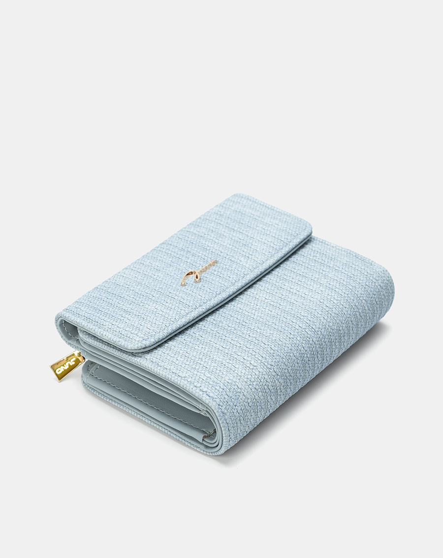 Ví Ngắn Cầm Tay Đính Logo Chữ Ký Kim Loại - Image 4