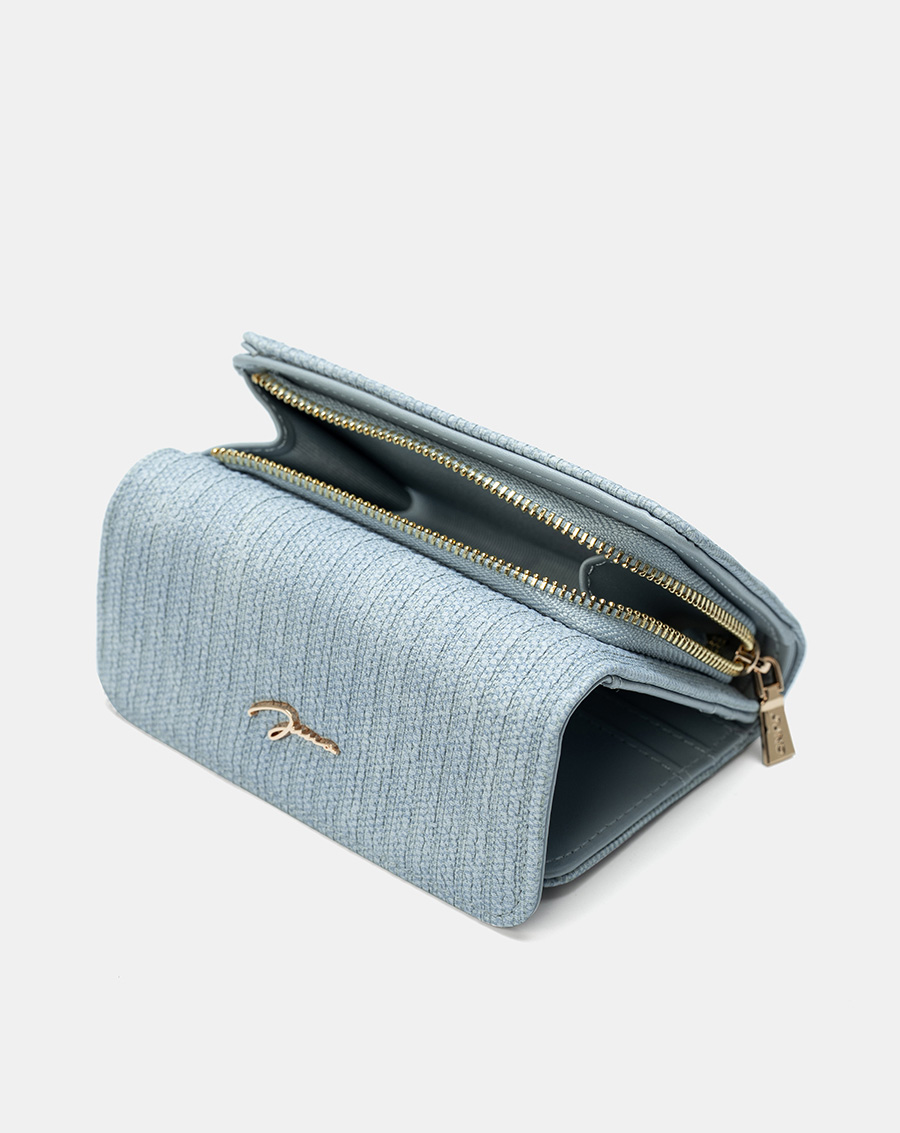 Ví Ngắn Cầm Tay Đính Logo Chữ Ký Kim Loại - Image 5