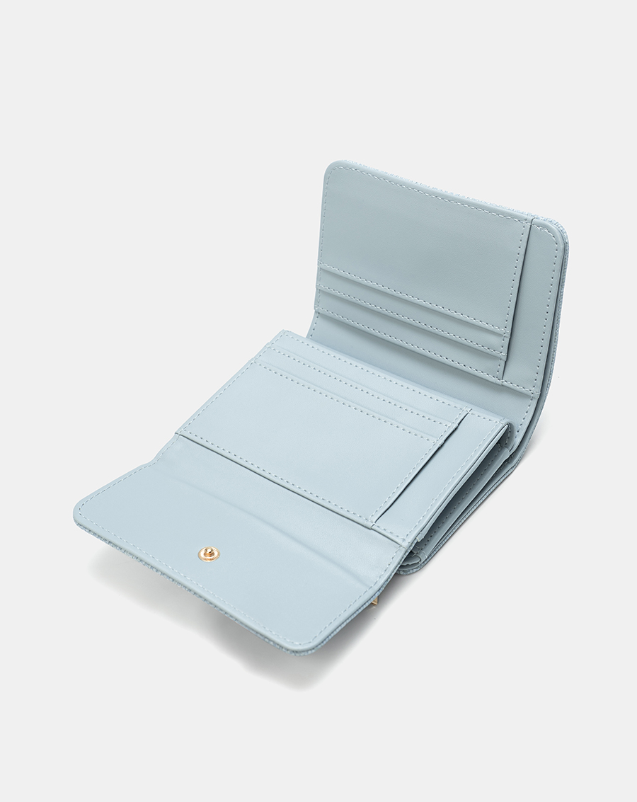 Ví Ngắn Cầm Tay Đính Logo Chữ Ký Kim Loại - Image 8